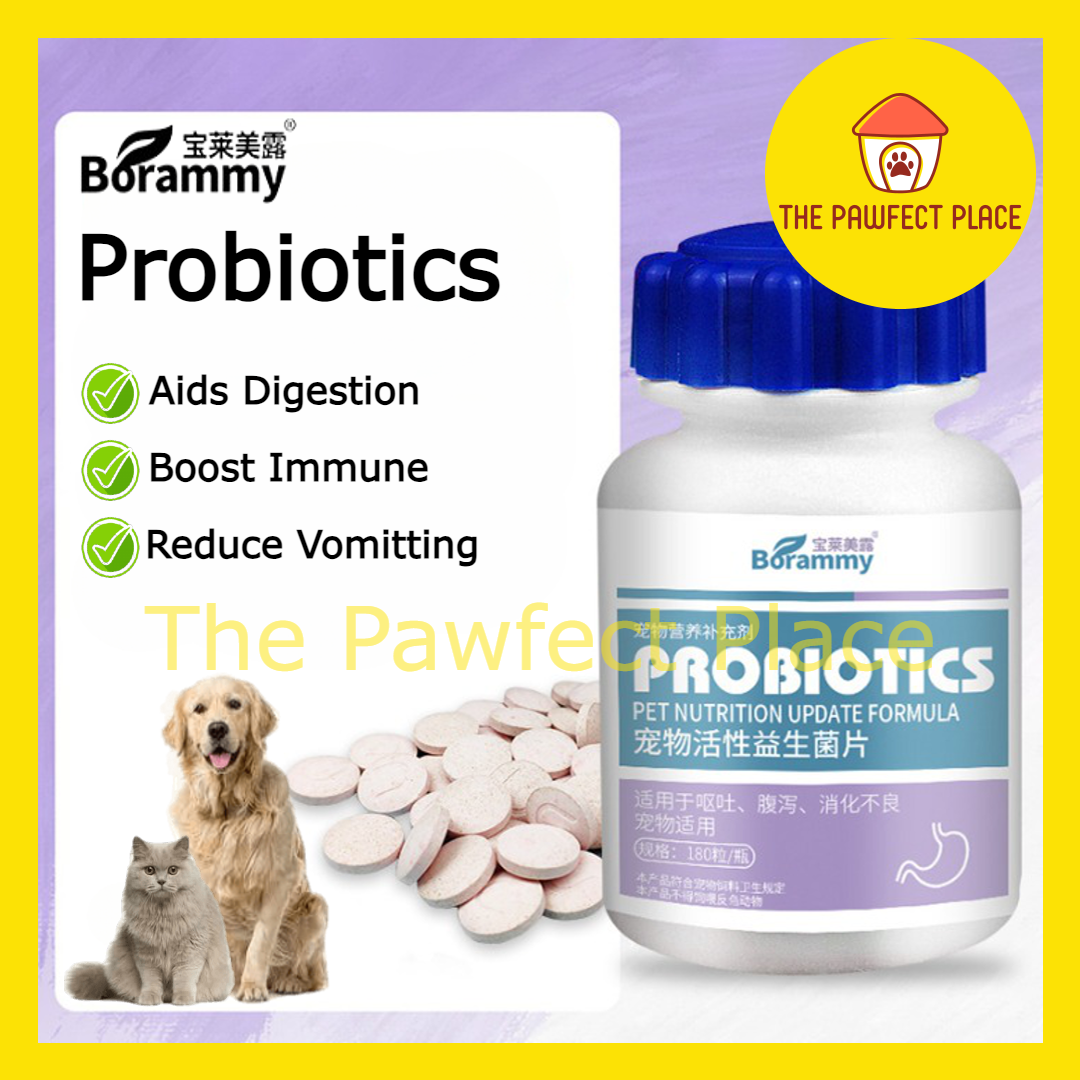 180/ 200 tablets Borammy Pet Supplement Probiotics Trace Elements Seaweed Calcium Multivitamin