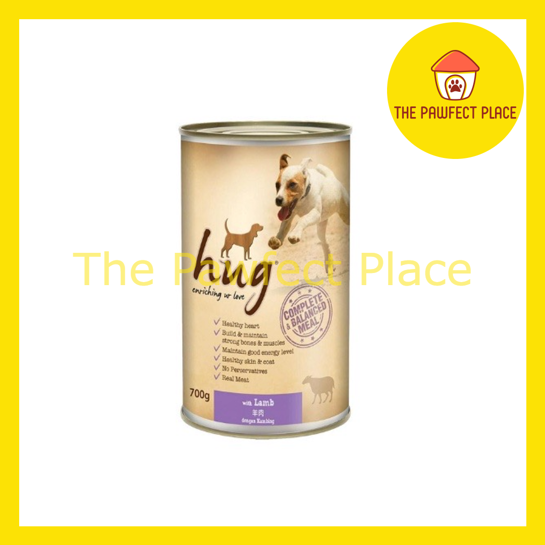 700G Hug Dog Canned Food Dog Wet Food with Bubble Wrap Chicken Vegetable Lamb Gravy Turkey