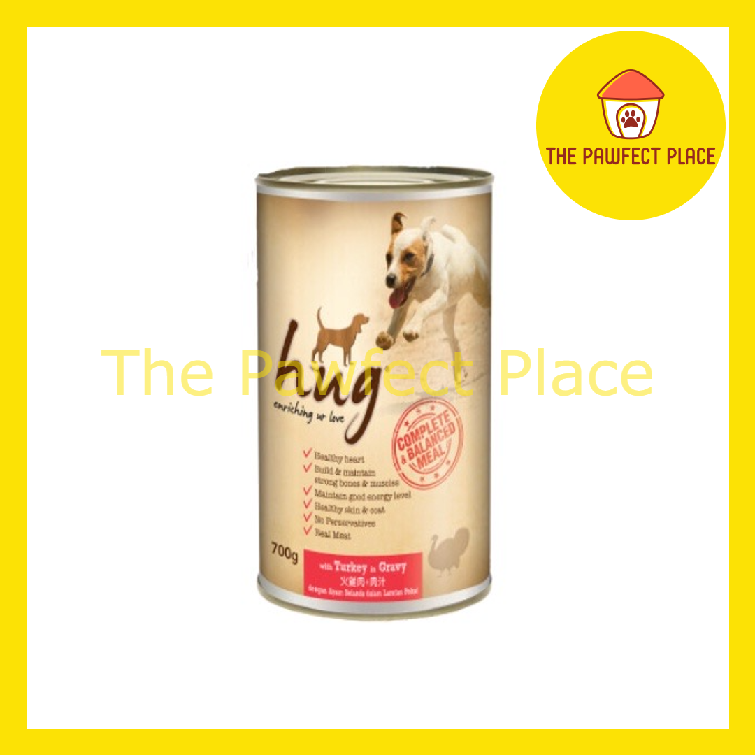 700G Hug Dog Canned Food Dog Wet Food with Bubble Wrap Chicken Vegetable Lamb Gravy Turkey