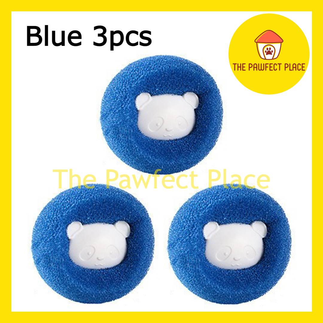 3 PCS Pet Hair Remover Hair Catcher Cat Dog Fur Lint Remover Ball Reusable Laundry Washing Machine