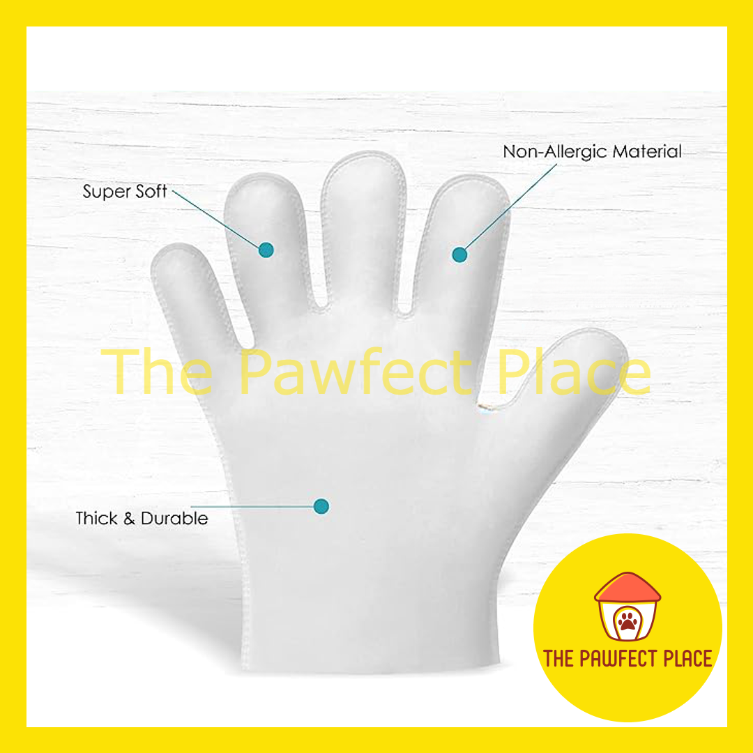 8pcs Japan Pet Wipes Glove Disposable SPA Antibacterial Grooming