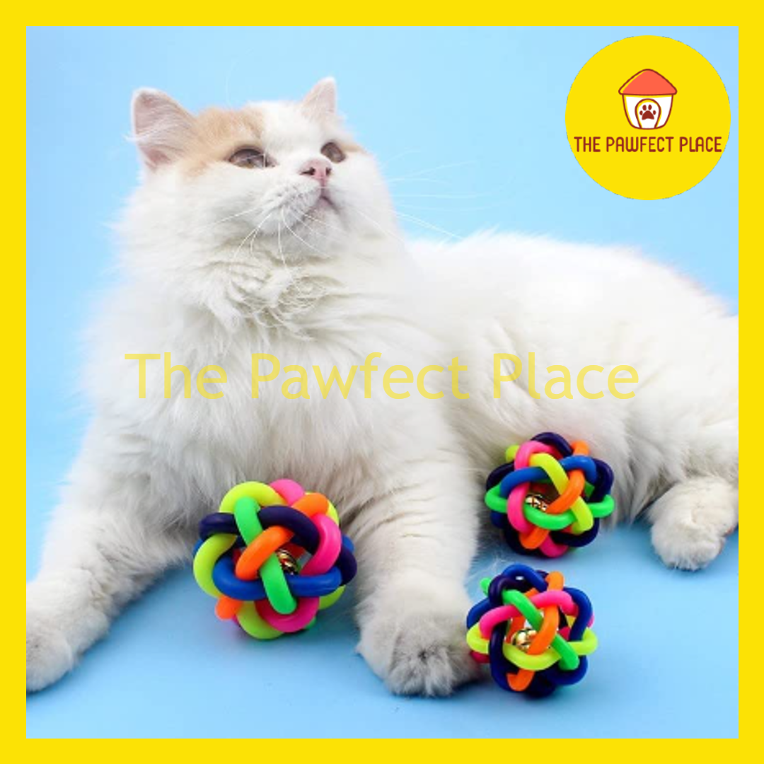 Pet Toy Rubber Rainbow Tinker bell Ball