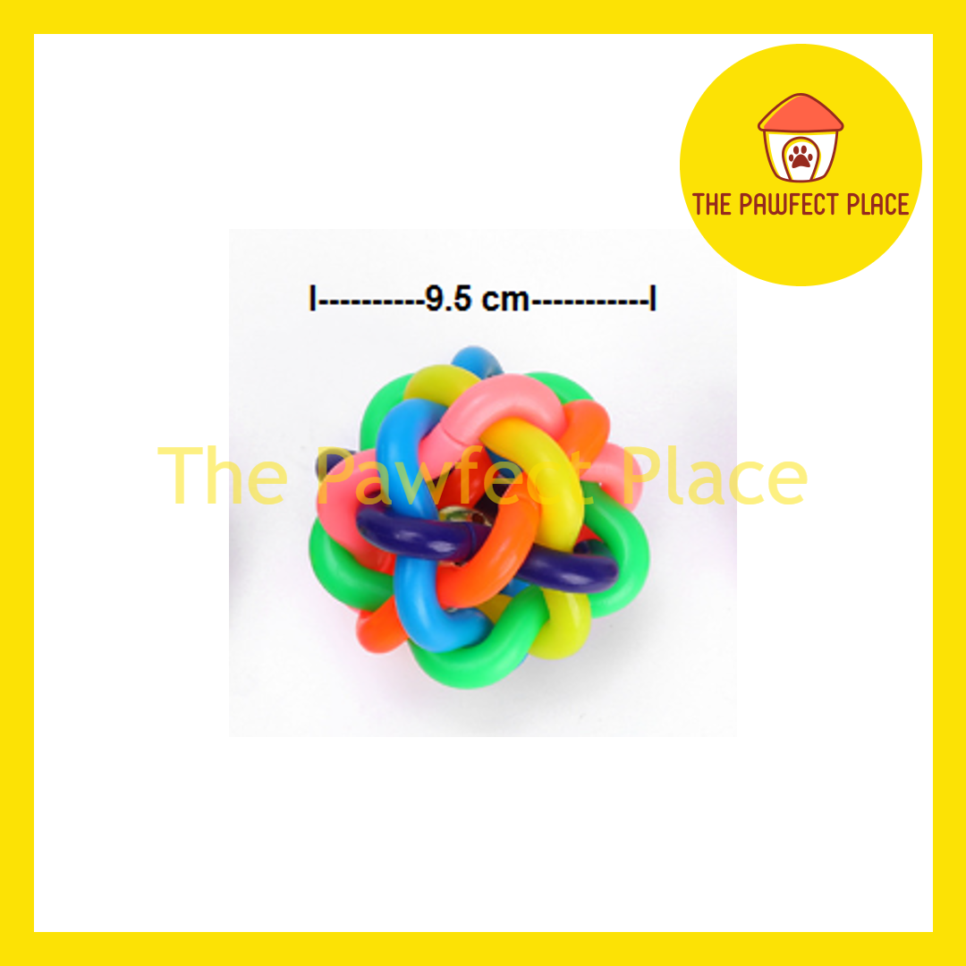 Pet Toy Rubber Rainbow Tinker bell Ball