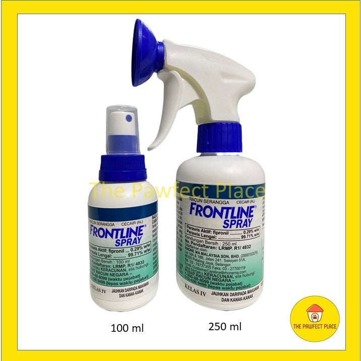 Frontline Spray For Cat Dog 100ML/250ML Anti Flea Ticks Kutu