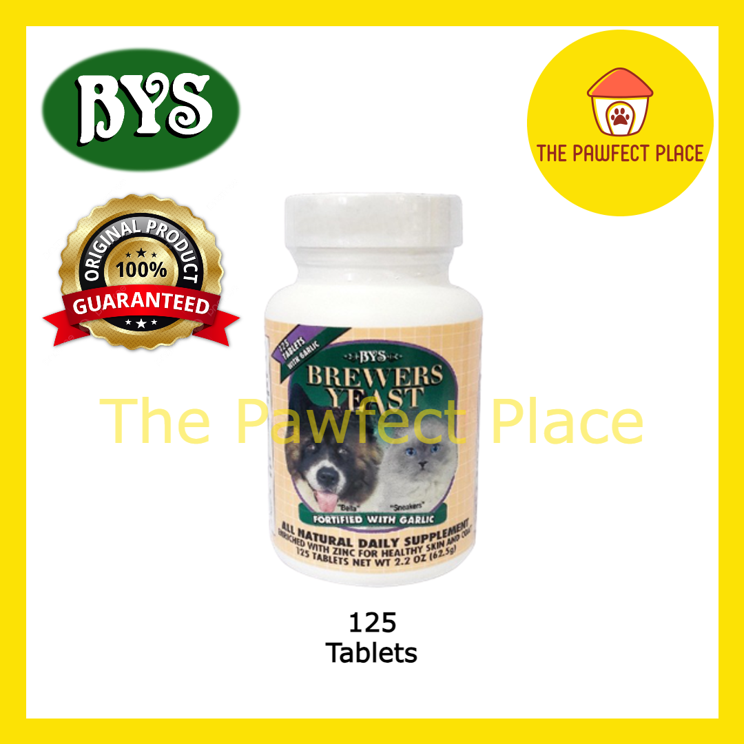 BYS Brewers Yeast Vitamin For Cat & Dog Pet Supplement Vitamin Kucing Bulu Gemuk Original Packaging