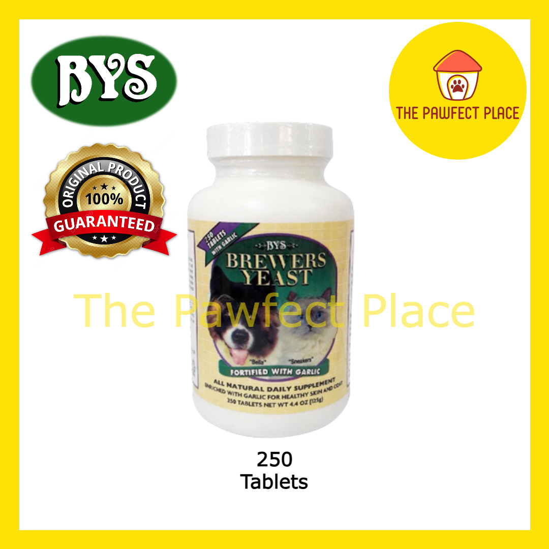 BYS Brewers Yeast Vitamin For Cat & Dog Pet Supplement Vitamin Kucing Bulu Gemuk Original Packaging