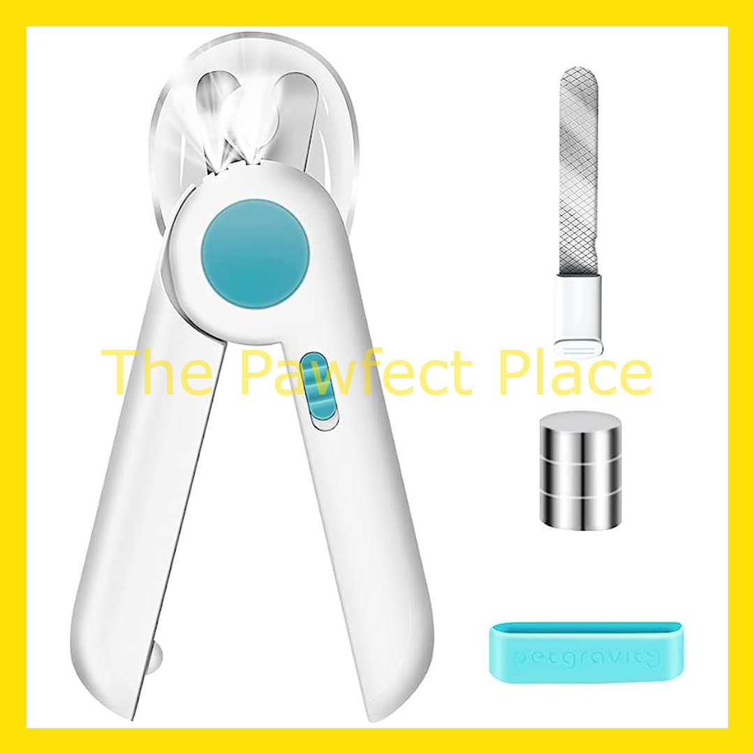 Pet Nail Clipper with LED Lights Pet Nail Trimmer with Nail File