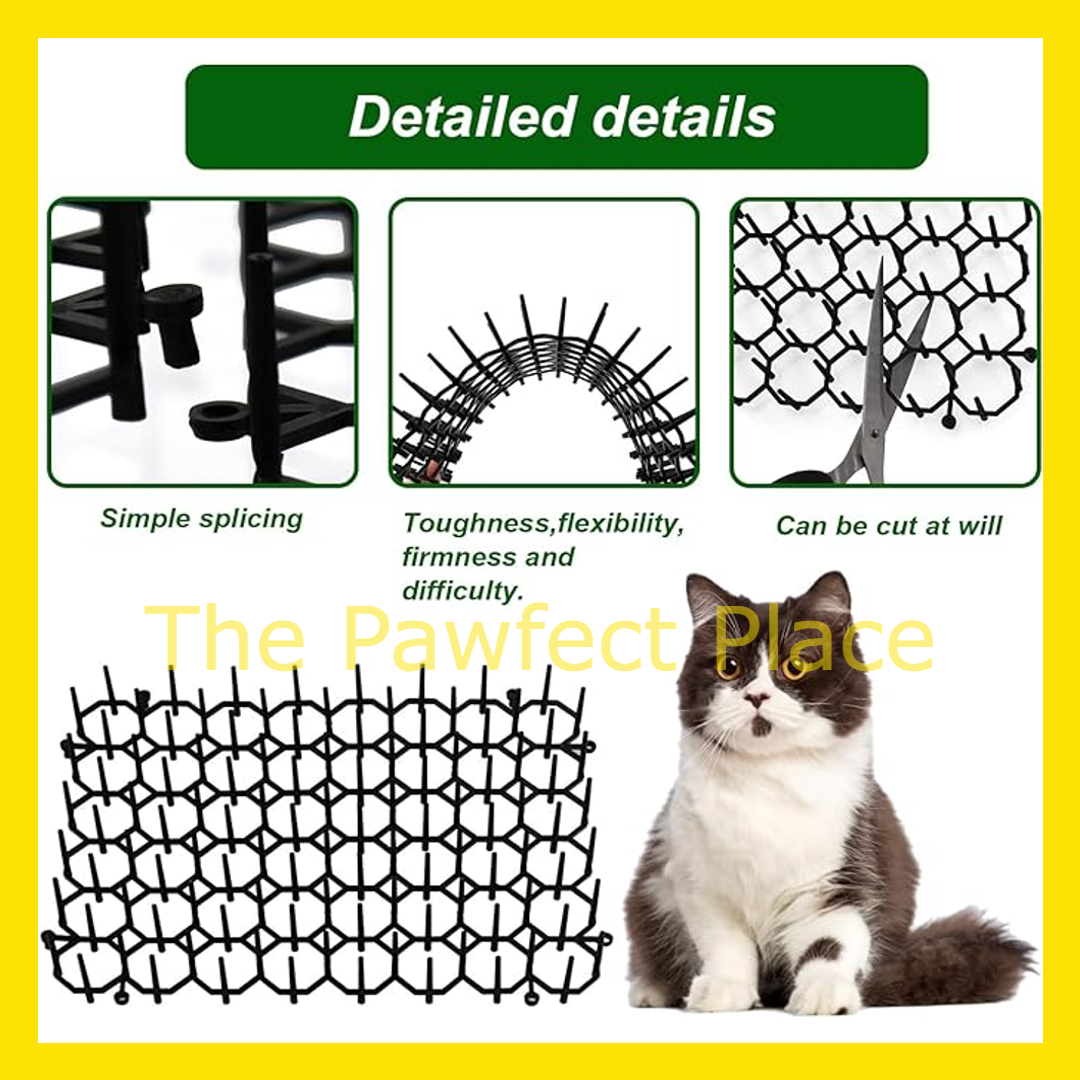 Cat Repellent Penghalau Kucing Halau Kucing Anti Cat Spike Mat Animal Dog Cat Repellent Mat Spike Outdoor