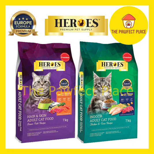 HEROES Premium Cat Dry Food Makanan Kucing 7KG