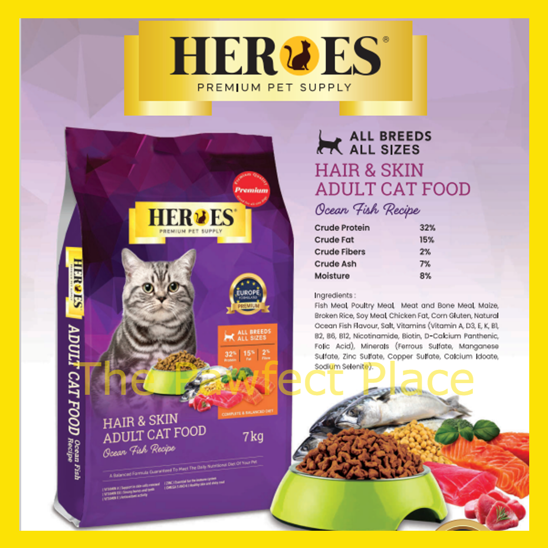 HEROES Premium Cat Dry Food Makanan Kucing 7KG