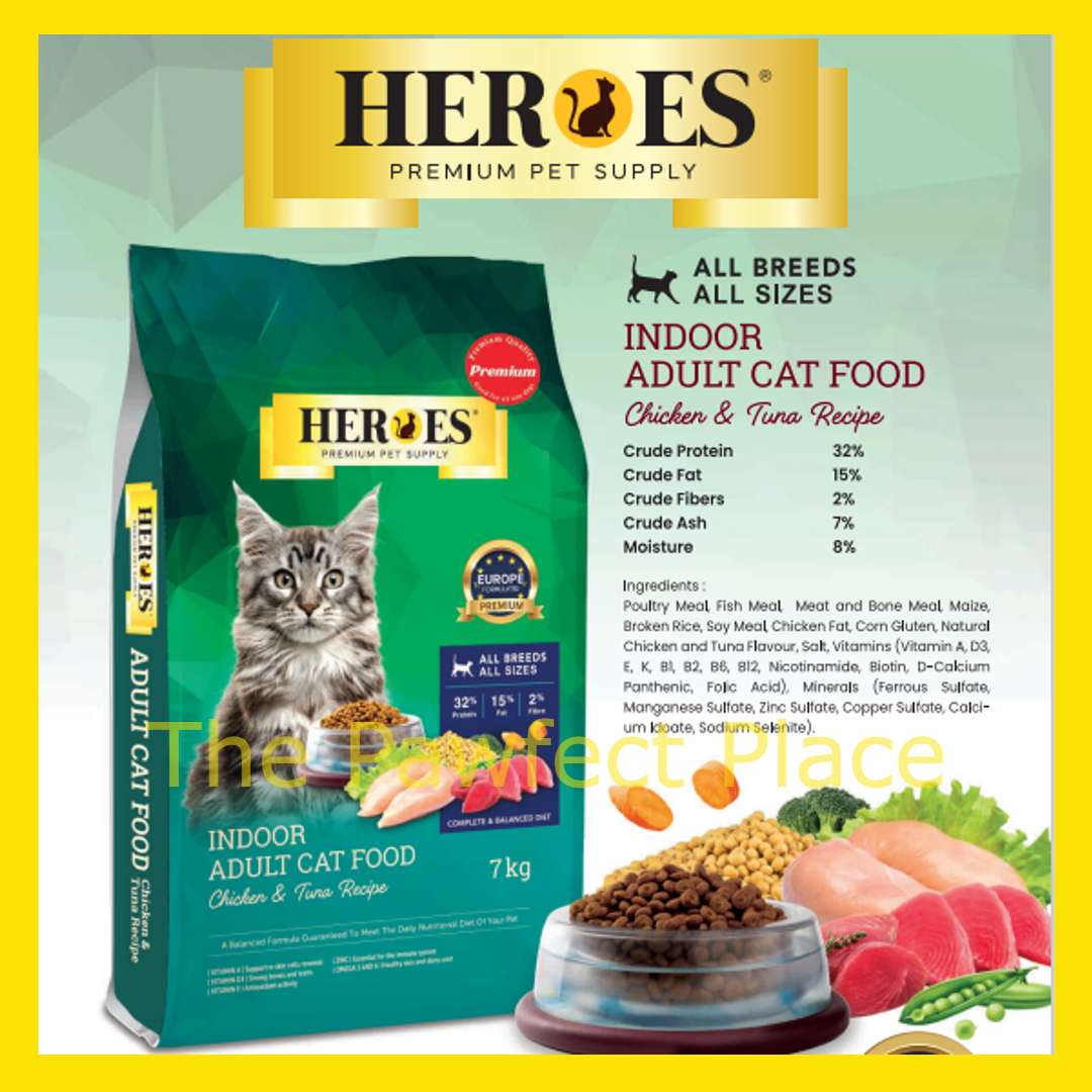 HEROES Premium Cat Dry Food Makanan Kucing 7KG