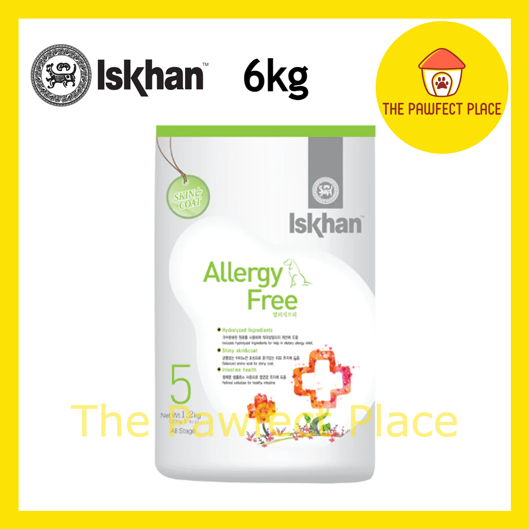 Iskhan Dog Food 6KG Allergy Free Sensitive Salmon Sensitive Duck Soft Salmon Pet Food Dry Food