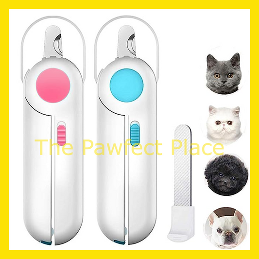 Pet Nail Clipper with LED Lights Pet Nail Trimmer with Nail File