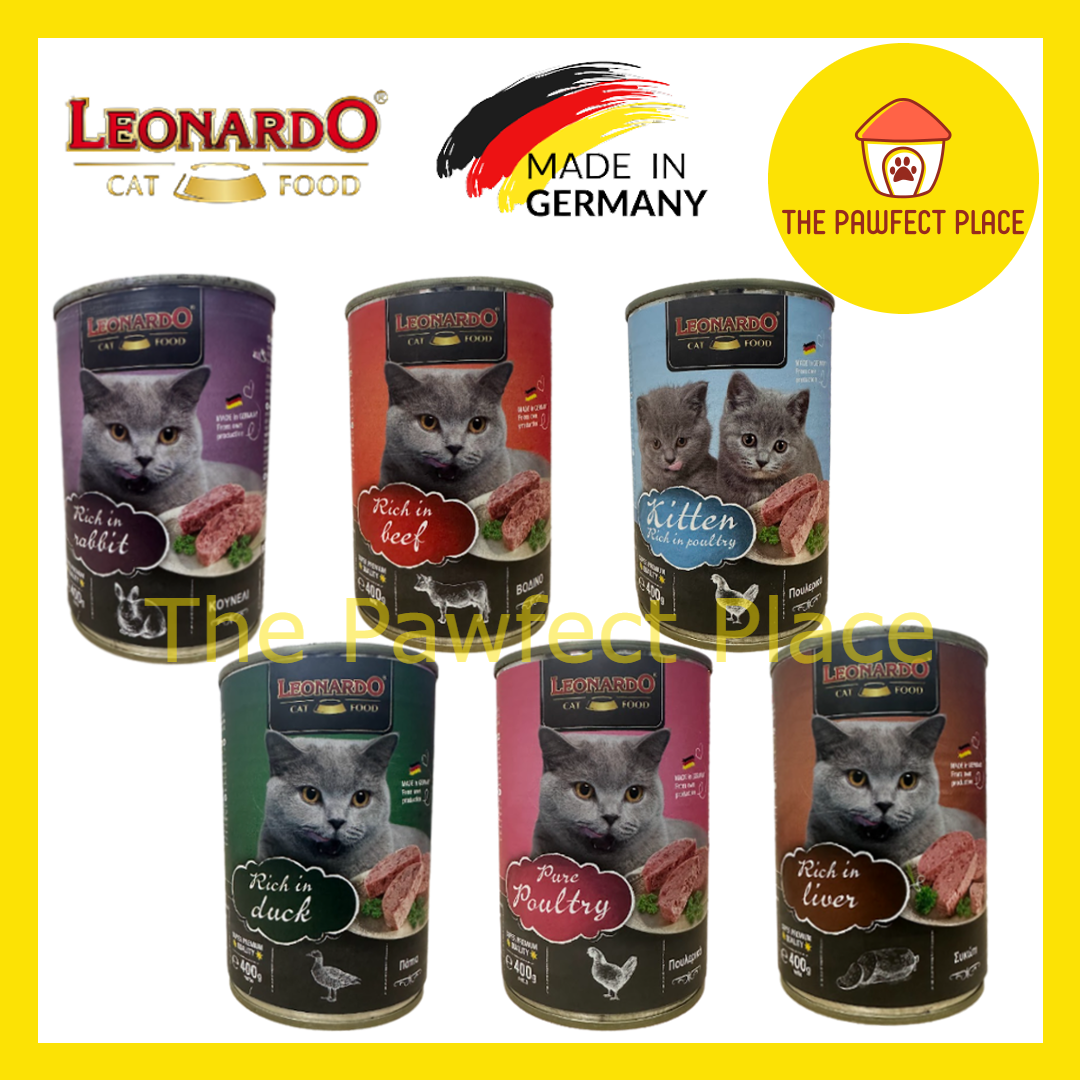 Leonardo Super Premium 400g (Complete Food) Cat Canned Wet Food Made in Germany