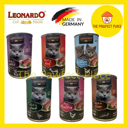 Leonardo Super Premium 400g (Complete Food) Cat Canned Wet Food Made in Germany