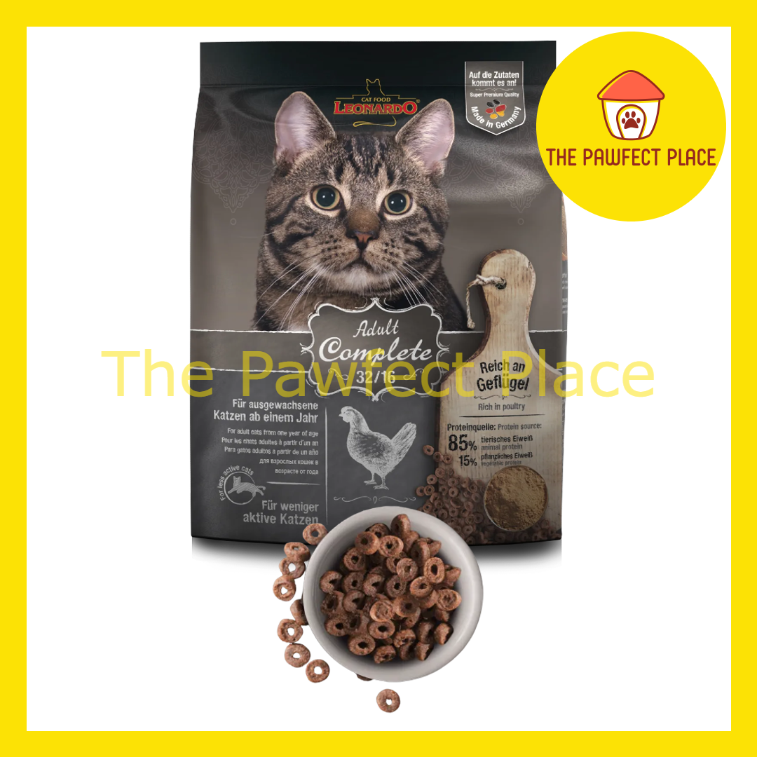 1kg Repack Leonardo Cat Dry Food Made in Germany Adult Fish Adult Lamb Adult Complete Adult Duck