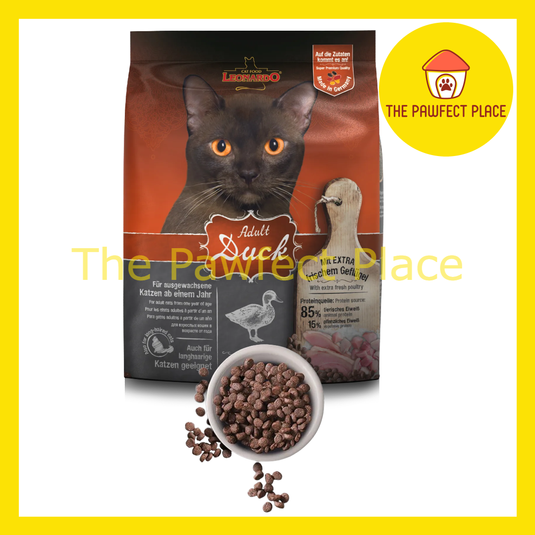 1kg Repack Leonardo Cat Dry Food Made in Germany Adult Fish Adult Lamb Adult Complete Adult Duck