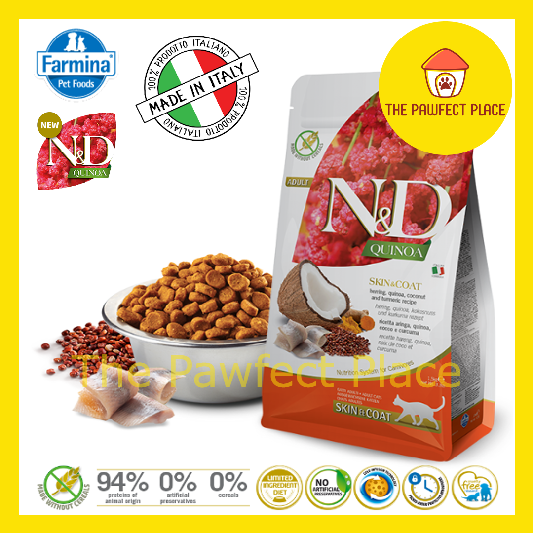 Farmina N&D Prime Quinoa Cat Food Repack 500g 1kg Original 1.5kg Makanan Kucing Adult Kitten Made in Italy