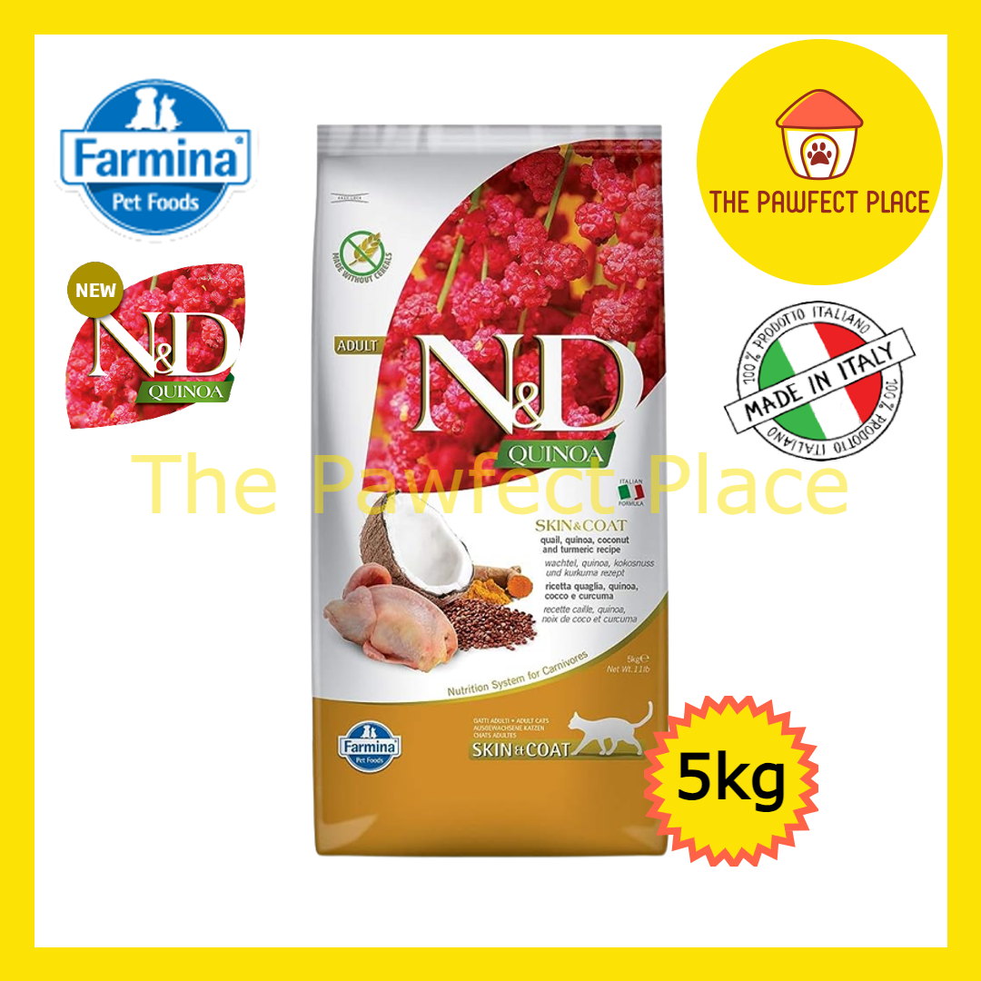 Farmina N&D Prime Quinoa Cat Food Repack 5kg Original Makanan Kucing Adult Kitten Made in Italy