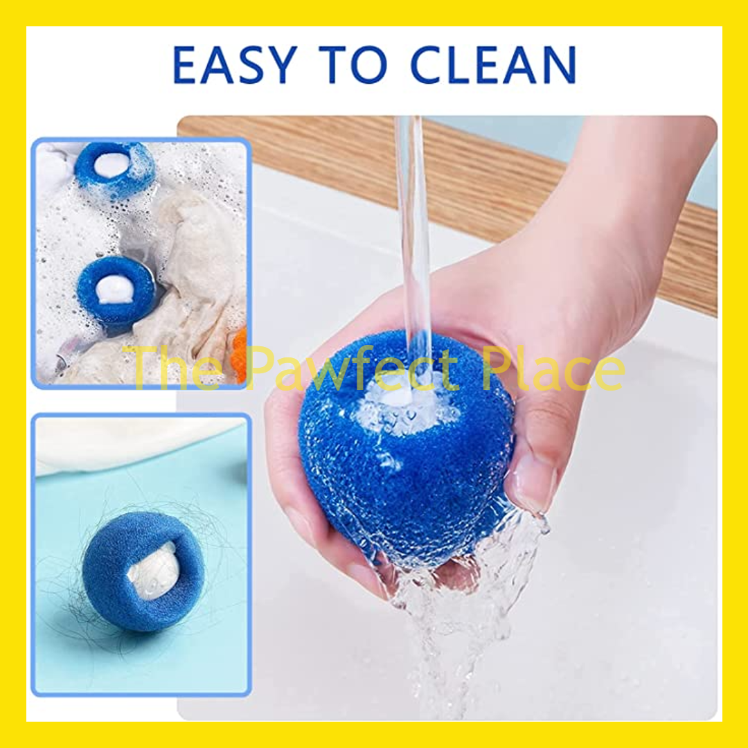 3 PCS Pet Hair Remover Hair Catcher Cat Dog Fur Lint Remover Ball Reusable Laundry Washing Machine