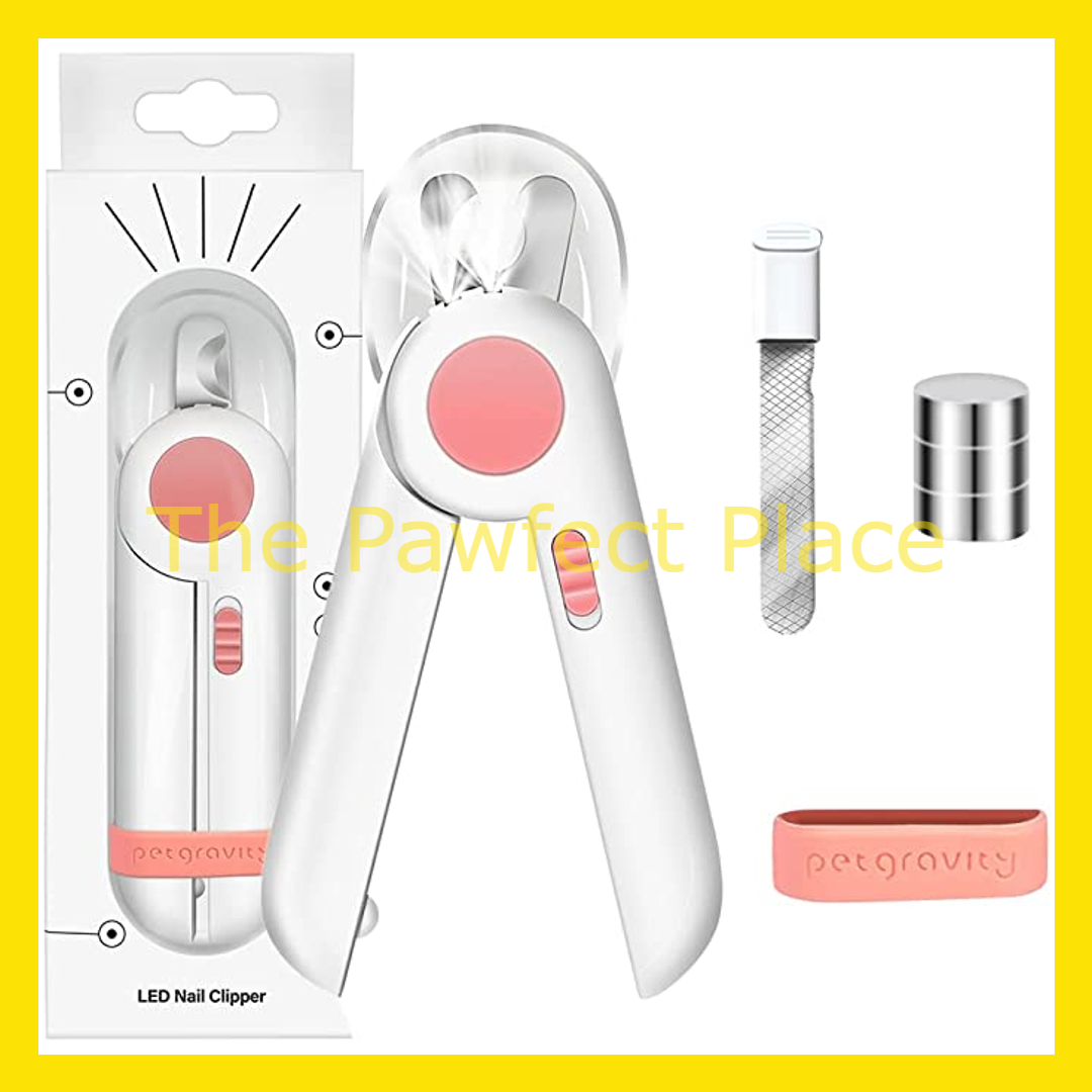 Pet Nail Clipper with LED Lights Pet Nail Trimmer with Nail File