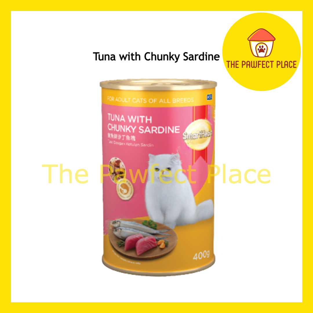 SmartHeart Cat Canned Food 400g Smart Heart Makanan Basah Kucing