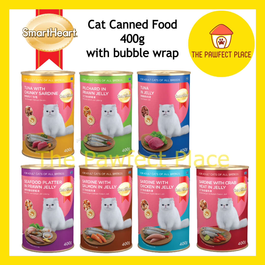 SmartHeart Cat Canned Food 400g Smart Heart Makanan Basah Kucing