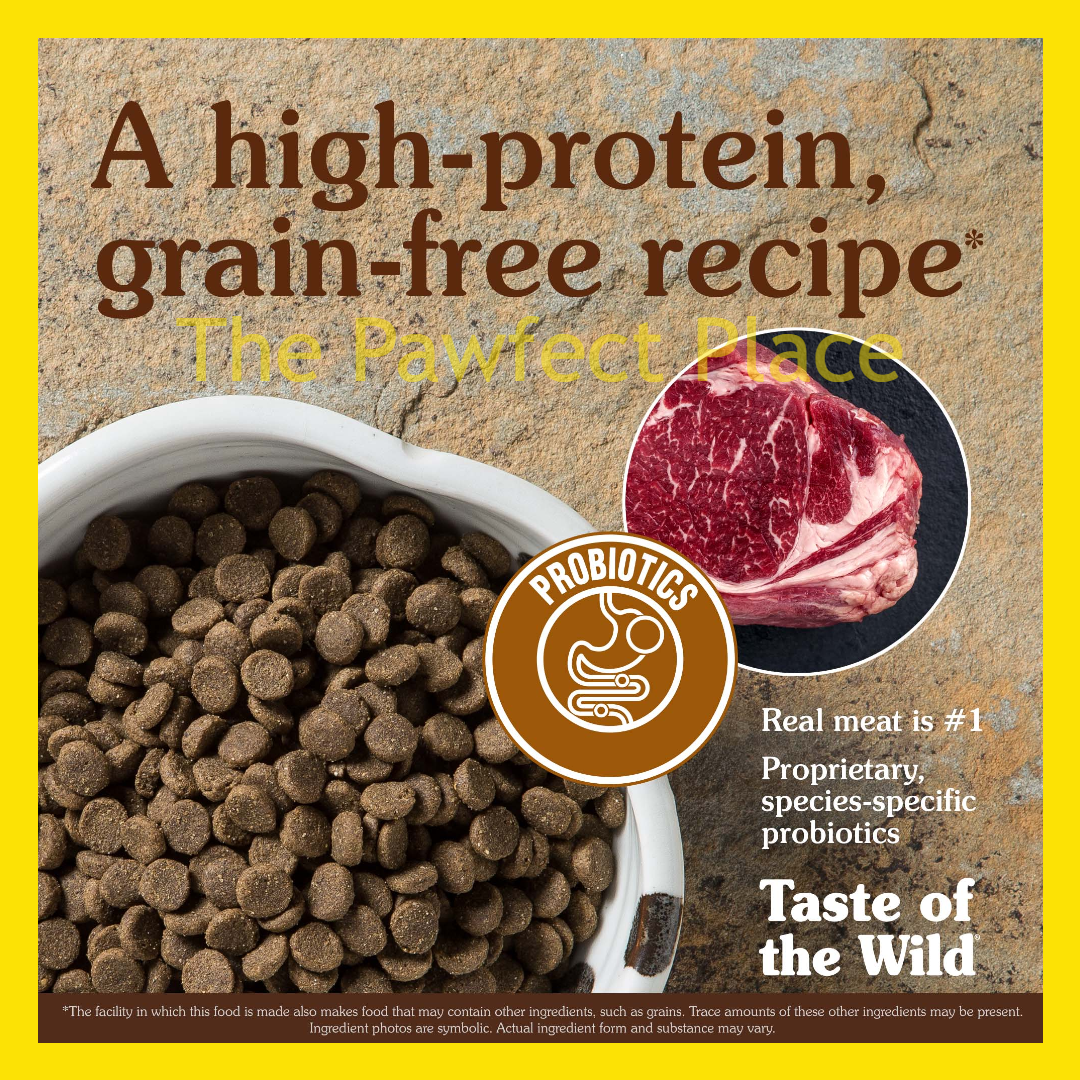 Taste of the Wild 1.5kg / 2KG Dry Dog Food TOTW (Lamb / Fowl / Salmon / Venison / Puppy)