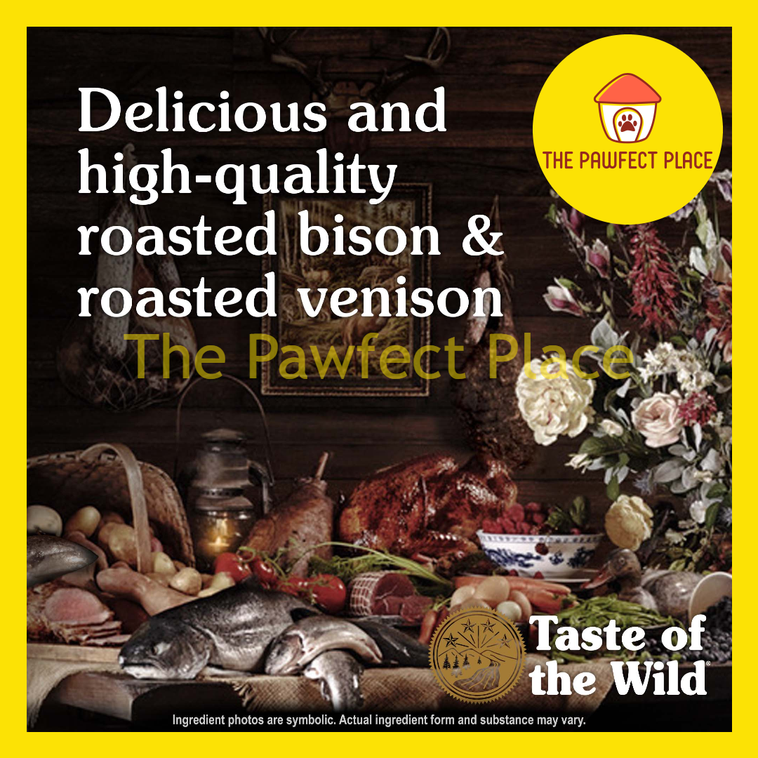 Taste of the Wild 1.5kg / 2KG Dry Dog Food TOTW (Lamb / Fowl / Salmon / Venison / Puppy)