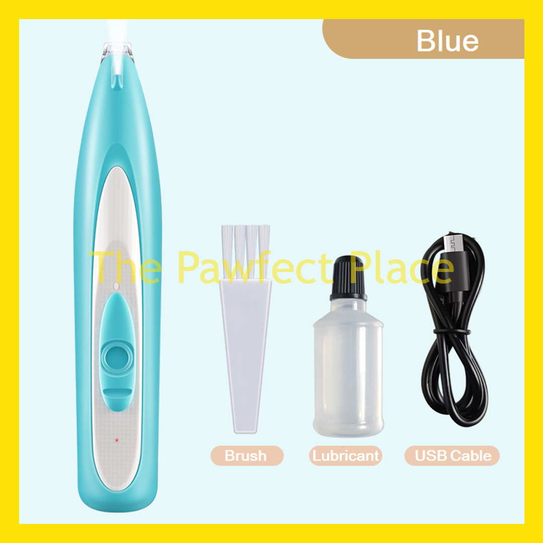 Pet Foot Paw Hair Trimmer USB Rechargeable With Light Electric Shaver Cat Dog Hair Shaver Cukur Bulu Kucing