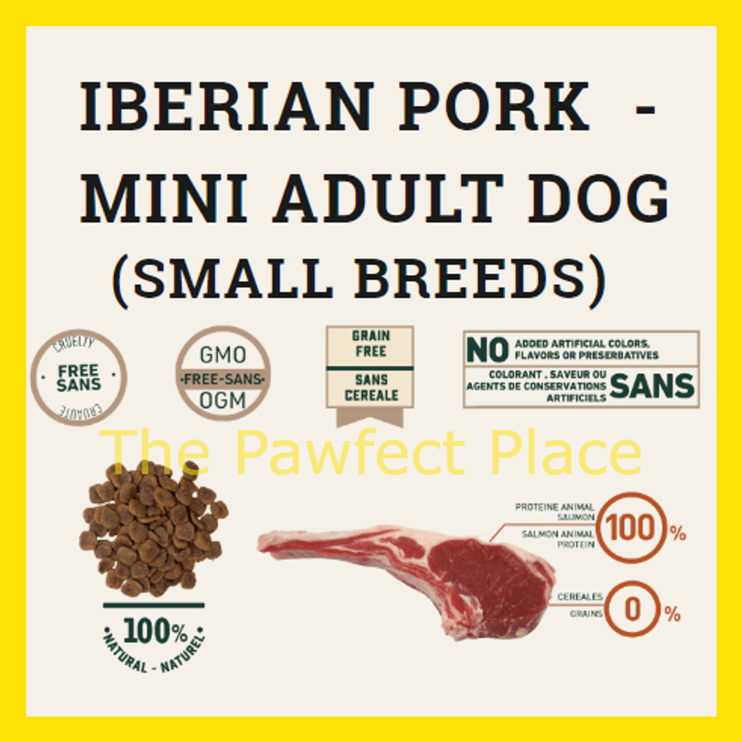 BRAVERY Grain Free Mini Adult Small Breeds Dog Food 7kg (Chicken/ Iberian Pork/ Lamb/ Salmon /Salmon Puppy)