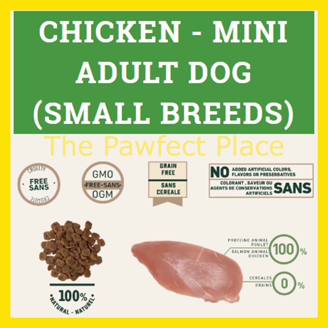 BRAVERY Grain Free Mini Adult Small Breeds Dog Food 7kg (Chicken/ Iberian Pork/ Lamb/ Salmon /Salmon Puppy)