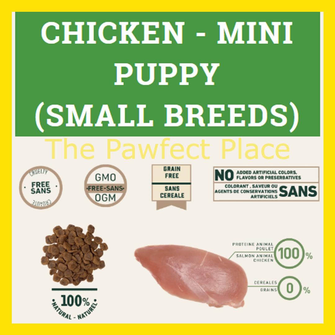 BRAVERY Grain Free Mini Adult Small Breeds Dog Food 7kg (Chicken/ Iberian Pork/ Lamb/ Salmon /Salmon Puppy)