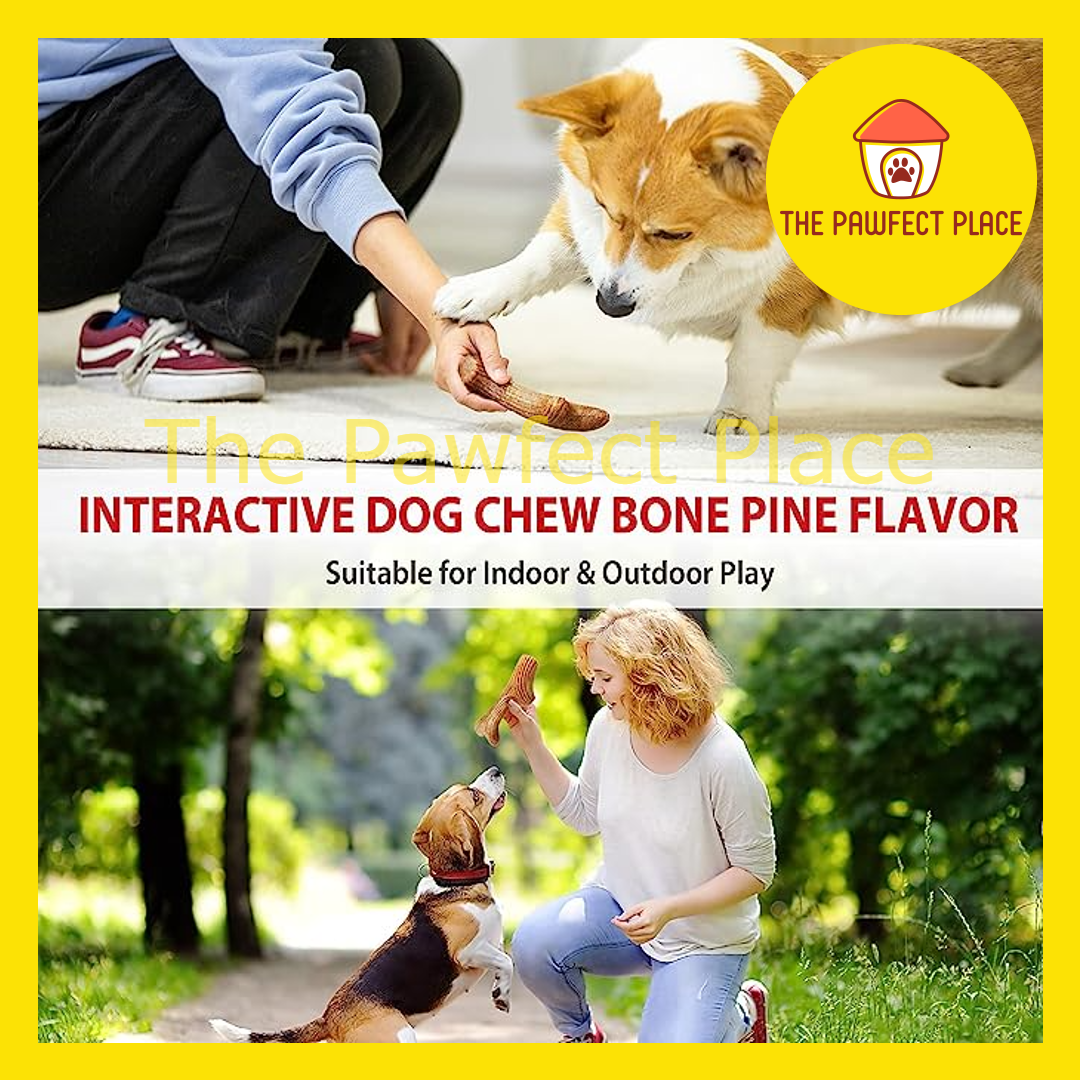 GiGwi Dog Toy Dog Bite Wooden Antler with Wooden Fiber Eco-friendly Product Molar Wooden Stick