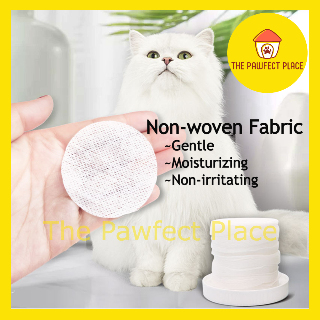 Kojima Pet Eyes Wet Tissue Pet Wipe Tisu Kucing Lap Mata Tear Stains Clean Pad for Cat & Dog (120pcs)