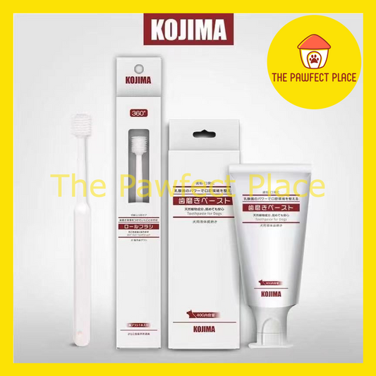 Japan Kojima Cat Dog Optimal Health Teeth Cleaning Tools / Pet Toothbrush / Pet Toothpaste