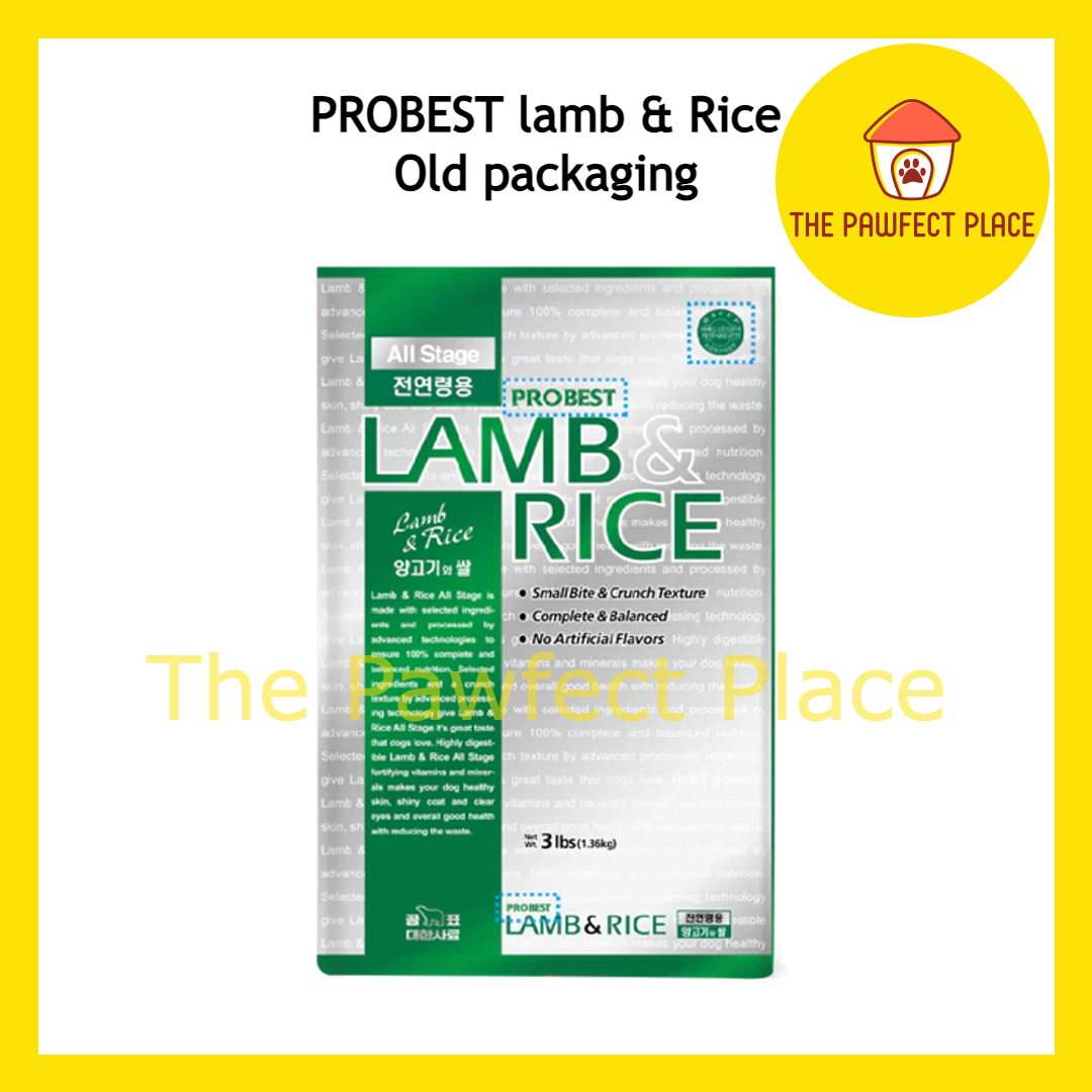 Probest Lamb & Rice Dog Food Formula 1.36KG (Made in Korea) All Life Stage Complete Balance