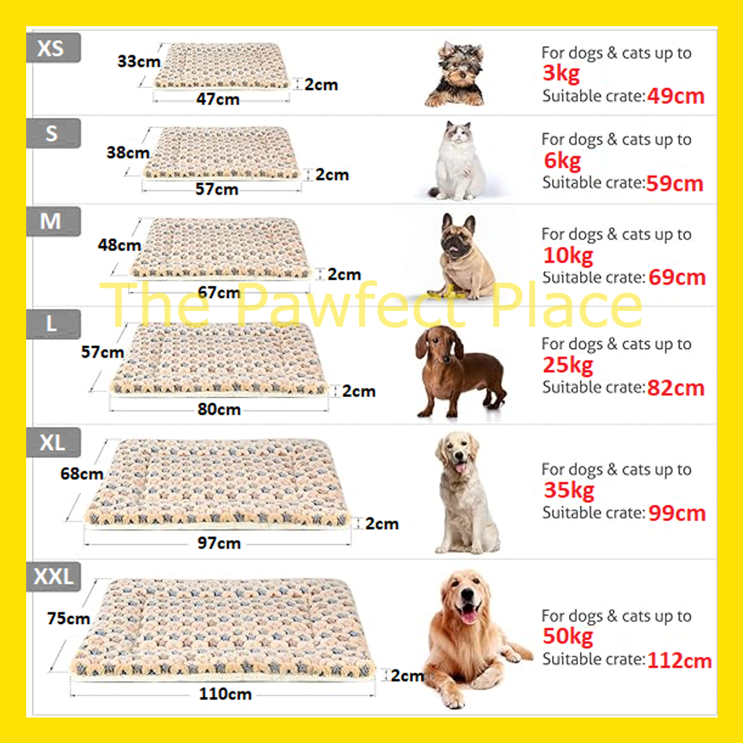 Pet Bed Blanket Comfy Soft Large Plush Fluffy Sleeping Mat Washable Cat Dog Katil Tempat Tidur Kucing Lembut Selesa