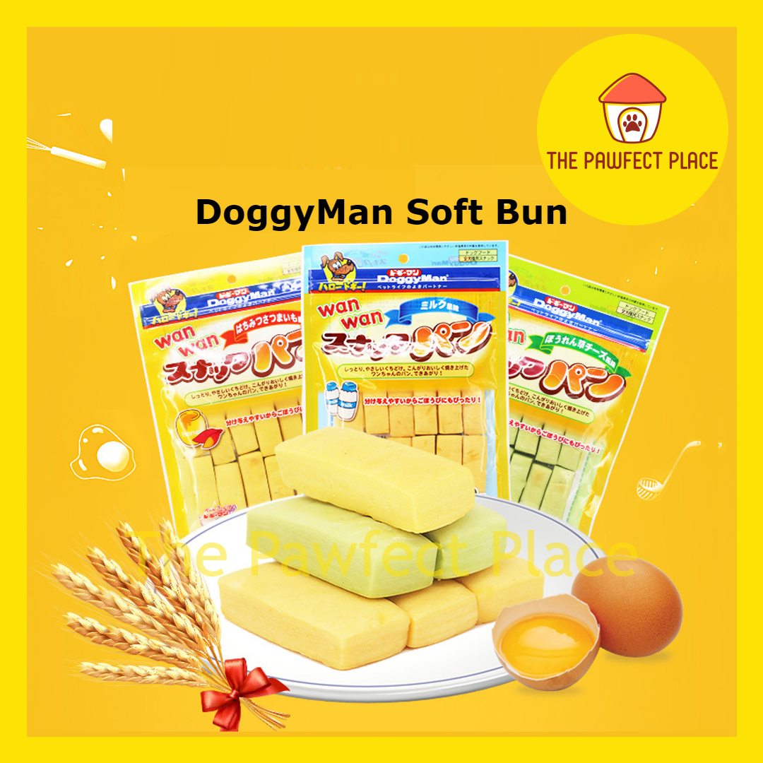 DoggyMan Soft Bun Soft Bread Dog Snack Dog Treat Nutritious Bread 100g