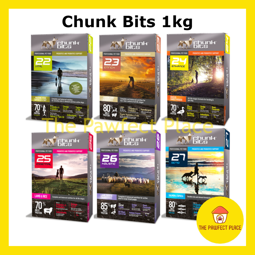 Chunk Bits Dog Food 1KG