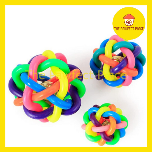 Pet Toy Rubber Rainbow Tinker bell Ball