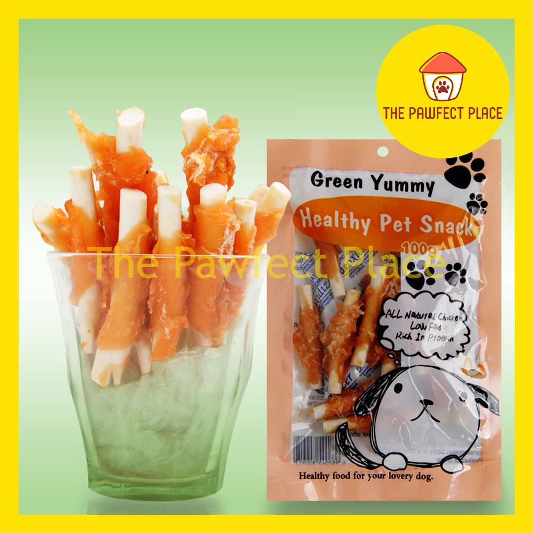 Green Yummy Pet Healthy Snack 100g Pet Treats