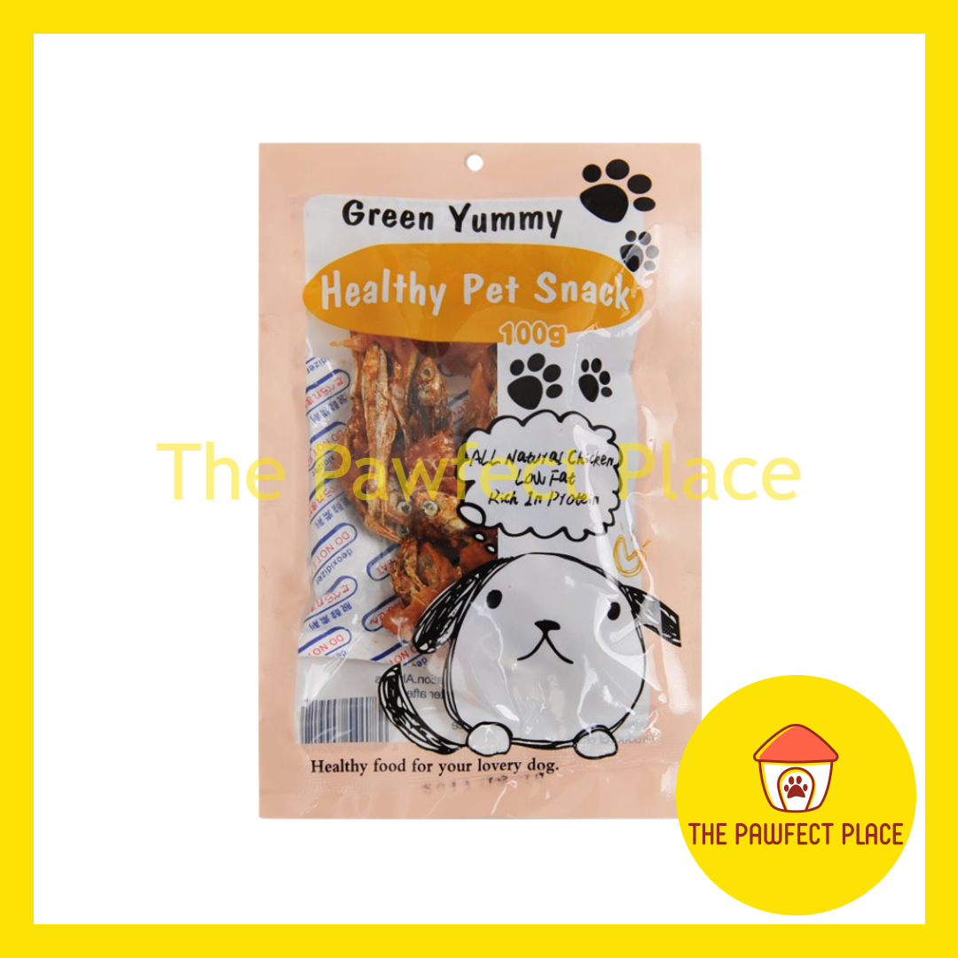 Green Yummy Pet Healthy Snack 100g Pet Treats