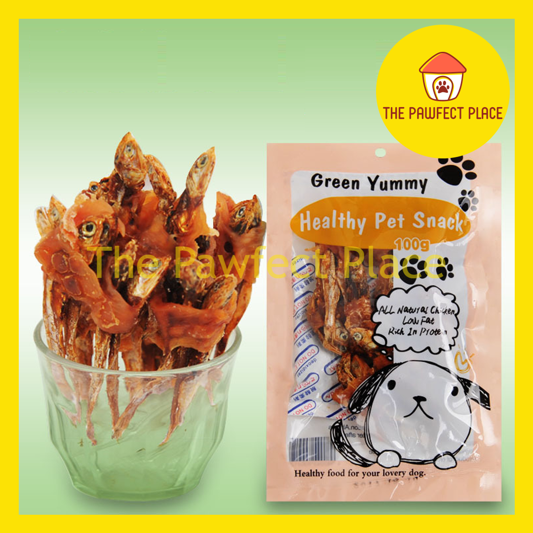 Green Yummy Pet Healthy Snack 100g Pet Treats