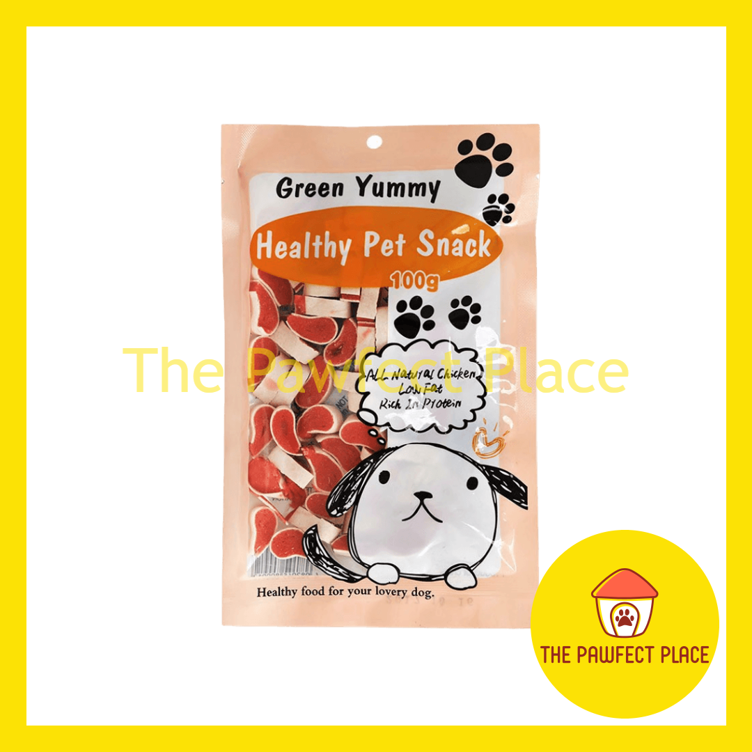 Green Yummy Pet Healthy Snack 100g Pet Treats