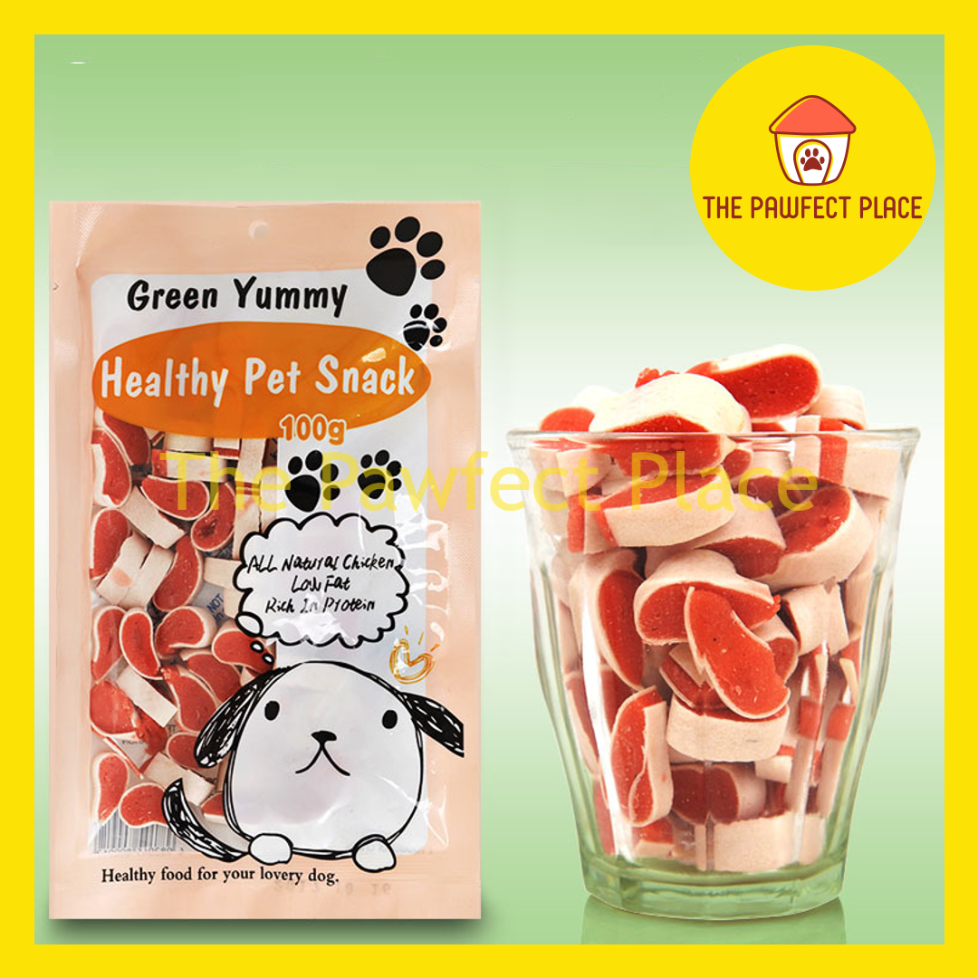 Green Yummy Pet Healthy Snack 100g Pet Treats