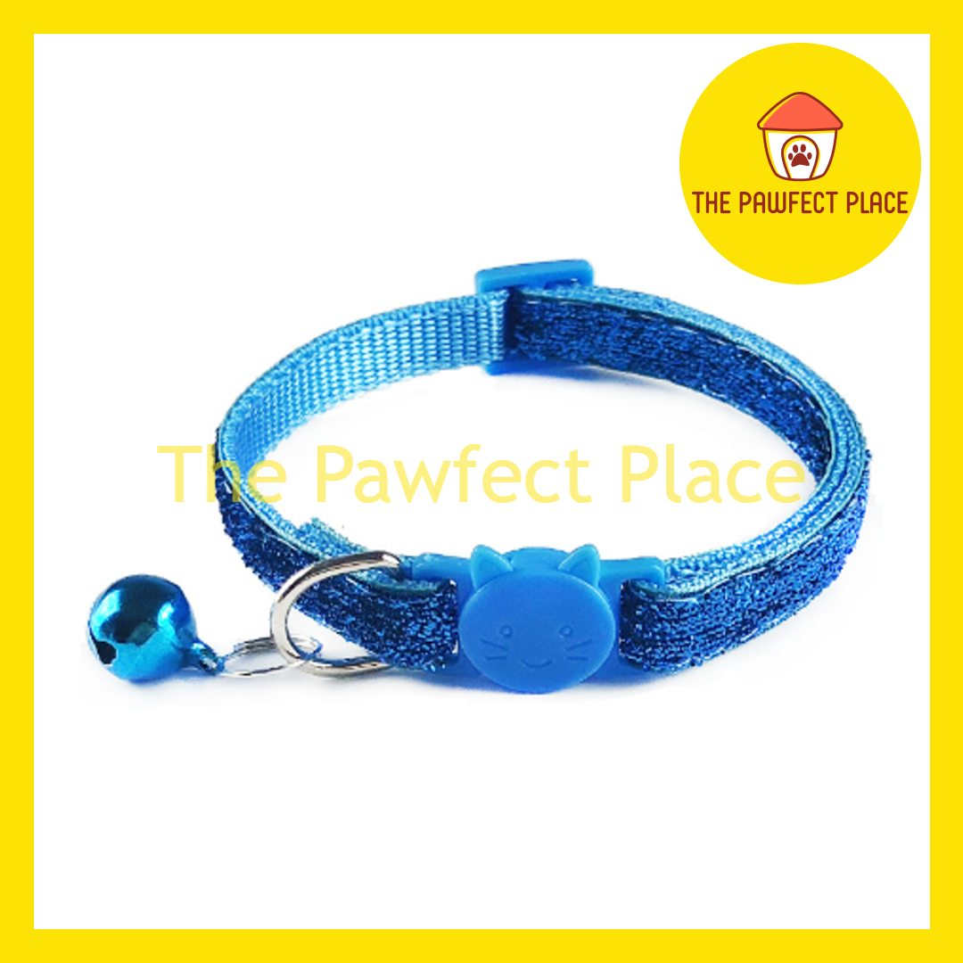 Pet Glitter Bling Bell Collar Pet Dog Cat Puppy Kitten Small Animal Fashion Rantai Kucing