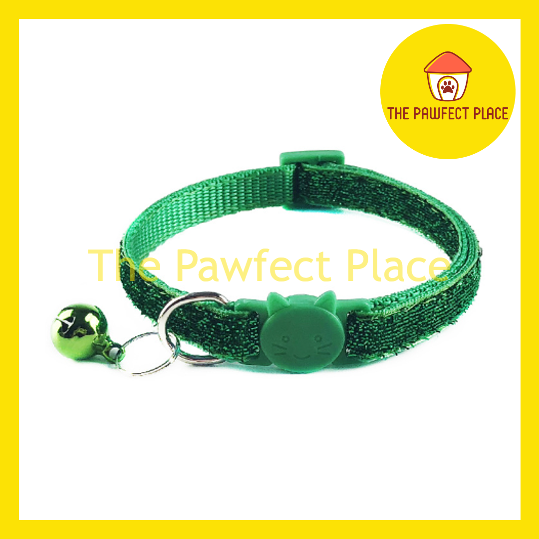 Pet Glitter Bling Bell Collar Pet Dog Cat Puppy Kitten Small Animal Fashion Rantai Kucing