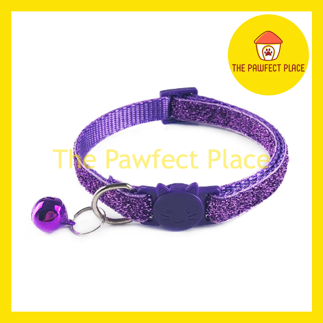 Pet Glitter Bling Bell Collar Pet Dog Cat Puppy Kitten Small Animal Fashion Rantai Kucing