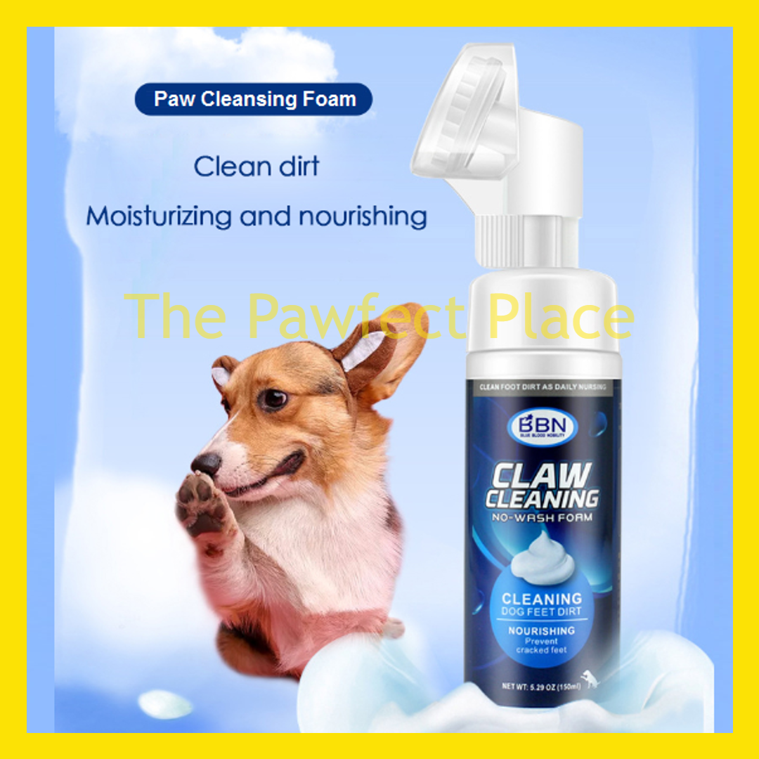 Pet Foot Paw Cleansing Foam Cat Dog Deodorant Foot Wash 150ml